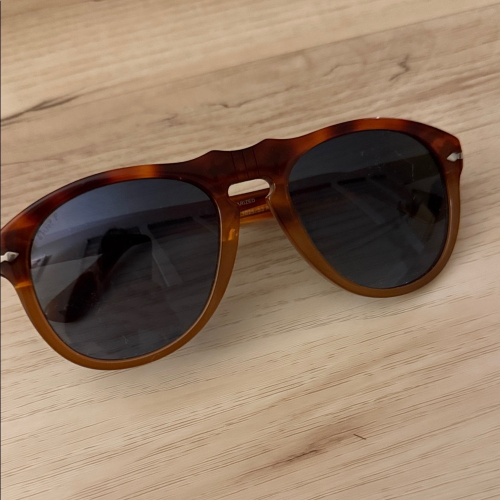 Persol Tortoiseshell Brown Polarized Sunglasses - unisex